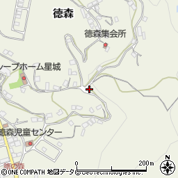 愛媛県大洲市徳森1818周辺の地図
