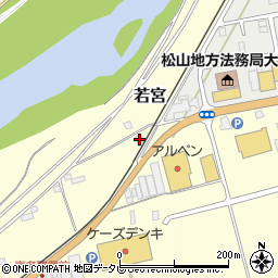 愛媛県大洲市若宮1482周辺の地図