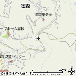 愛媛県大洲市徳森1818-2周辺の地図