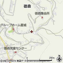 愛媛県大洲市徳森1601周辺の地図