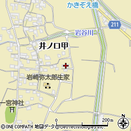高知県安芸市井ノ口甲2180周辺の地図