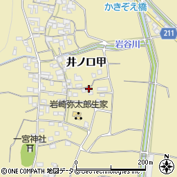 高知県安芸市井ノ口甲2174周辺の地図