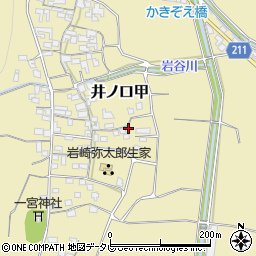 高知県安芸市井ノ口甲2173周辺の地図