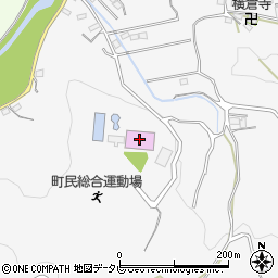越知町民総合運動場体育館周辺の地図