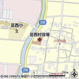 高知県安芸郡芸西村周辺の地図