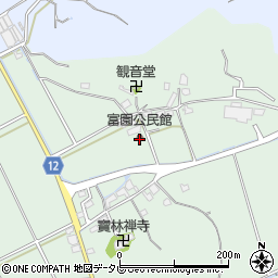 富園公民館周辺の地図