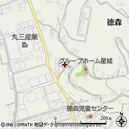 愛媛県大洲市徳森1429-11周辺の地図