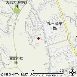 愛媛県大洲市徳森508周辺の地図