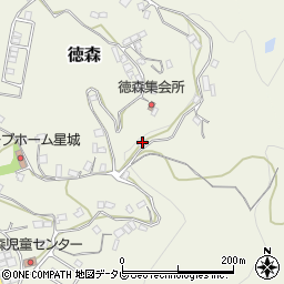 愛媛県大洲市徳森1761-3周辺の地図