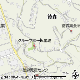 愛媛県大洲市徳森1589周辺の地図