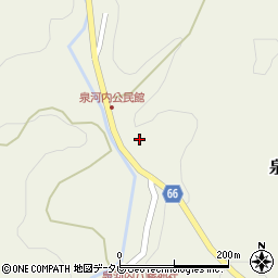 福岡県嘉麻市泉河内301周辺の地図