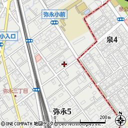 ボンフォーム福岡営業所周辺の地図