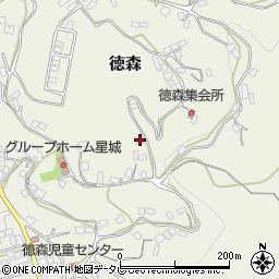 愛媛県大洲市徳森1599周辺の地図