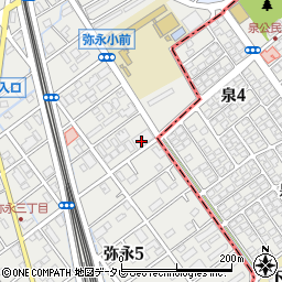 啓隆社弥永倉庫周辺の地図