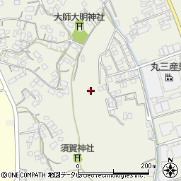 愛媛県大洲市徳森578周辺の地図