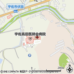宇佐高田地域成人病検診センター周辺の地図