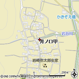 高知県安芸市井ノ口甲2159周辺の地図