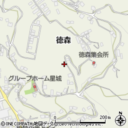 愛媛県大洲市徳森1590周辺の地図