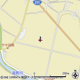 福岡県嘉麻市上周辺の地図