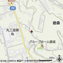 愛媛県大洲市徳森1575周辺の地図