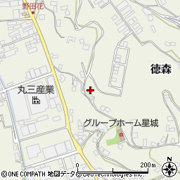 愛媛県大洲市徳森1576-1周辺の地図