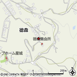 愛媛県大洲市徳森1607-2周辺の地図