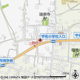 賀来内科医院周辺の地図