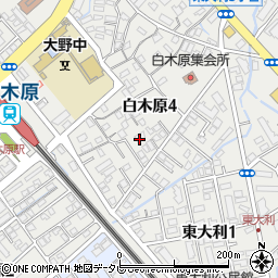 古賀質店周辺の地図