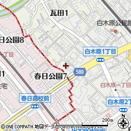 東洋緑地建設株式会社大野城営業所周辺の地図