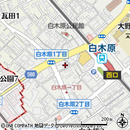本村内科医院周辺の地図