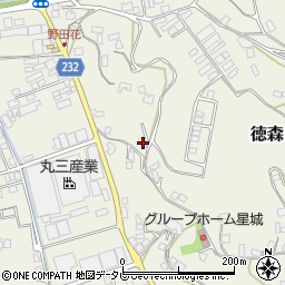 愛媛県大洲市徳森1511周辺の地図