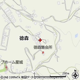 愛媛県大洲市徳森1750周辺の地図