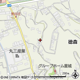 愛媛県大洲市徳森1571周辺の地図