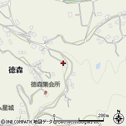 愛媛県大洲市徳森1740周辺の地図