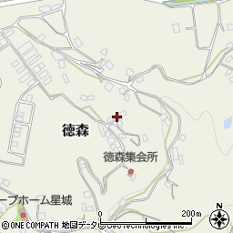 愛媛県大洲市徳森1748周辺の地図