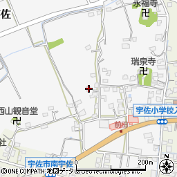 大分県宇佐市北宇佐1446周辺の地図