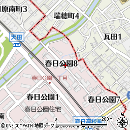 福岡日東防疫株式会社周辺の地図