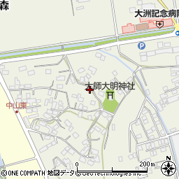 愛媛県大洲市徳森468周辺の地図