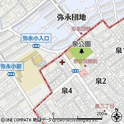 株式会社ピー・エス・ユー選挙設備センター　九州営業所周辺の地図