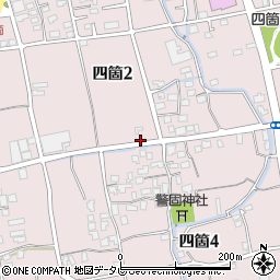 福岡県福岡市早良区四箇周辺の地図