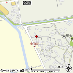愛媛県大洲市徳森413周辺の地図
