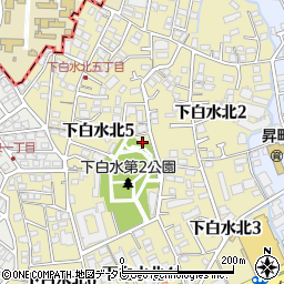 福岡県春日市下白水北周辺の地図