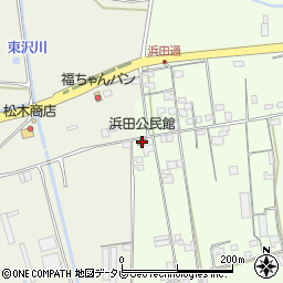 浜田公民館周辺の地図