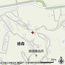 愛媛県大洲市徳森1731周辺の地図