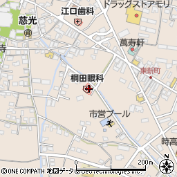 桐田眼科医院周辺の地図