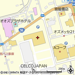 ＤＣＭ大洲店周辺の地図