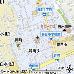 シティライフ春日昇町周辺の地図