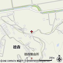 愛媛県大洲市徳森1705周辺の地図