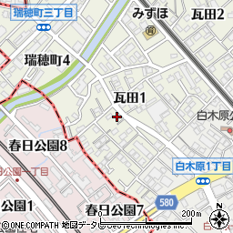 株式会社吉竹設備工業　大野城営業所周辺の地図