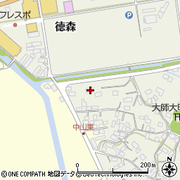 愛媛県大洲市徳森417周辺の地図